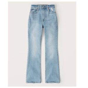 Abercrombie Ultra High Rise Vintage Flare Jeans Light Wash 29 Long/8 Long